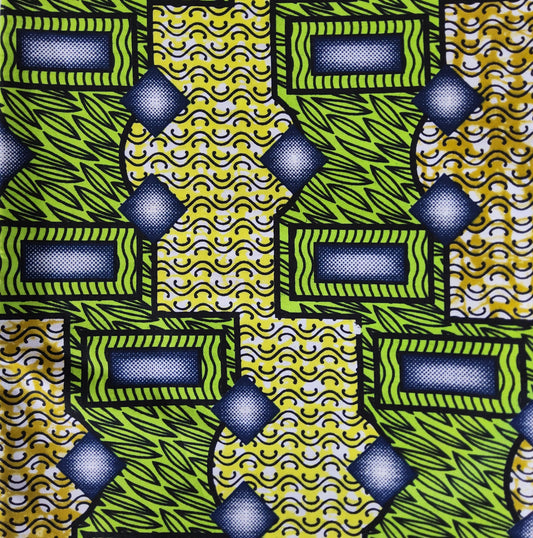 Premium African Print Superwax Fabric - 100% Cotton Holland Print