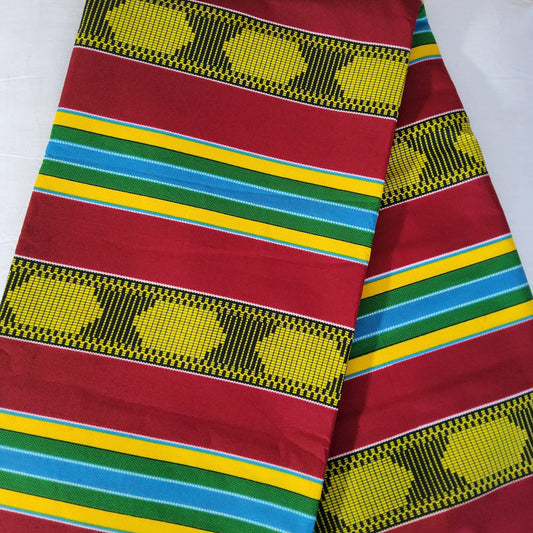 Premium kente African Wax Fabric - 100% Cotton Holland Print