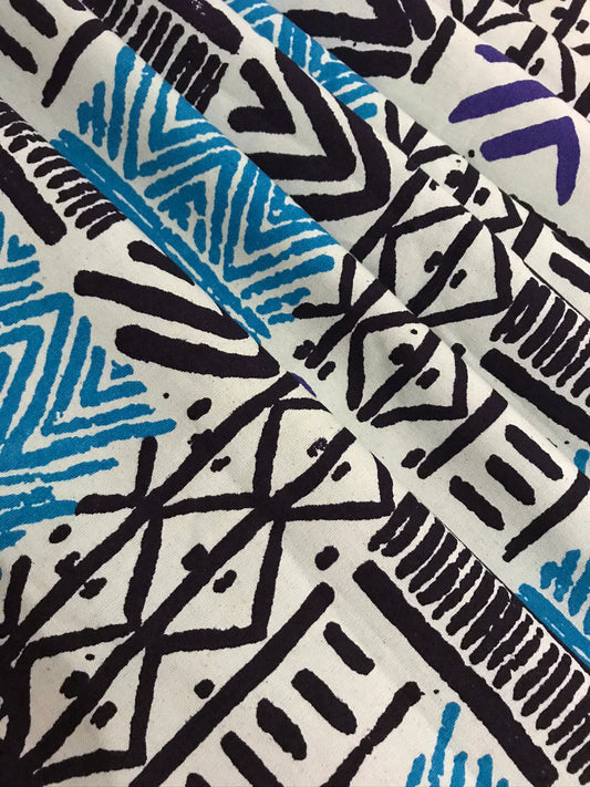 BOGOLAN WOODIN - 3 METERS BUNDLE MUD CLOTH PATTERN FABRIC