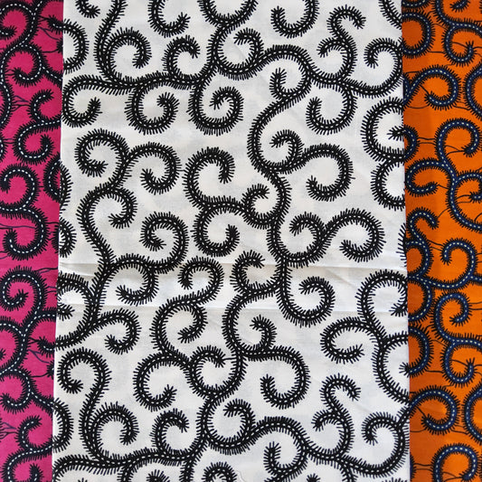 Premium Reinvented Classic African Wax Fabric - 100% Cotton Holland Print