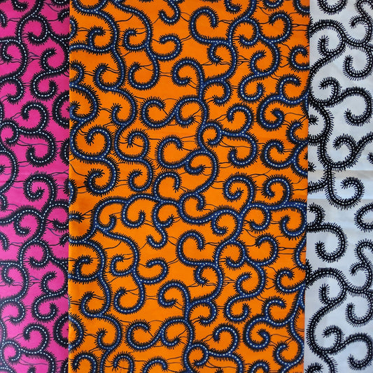 Premium Reinvented Classic African Wax Fabric - 100% Cotton Holland Print