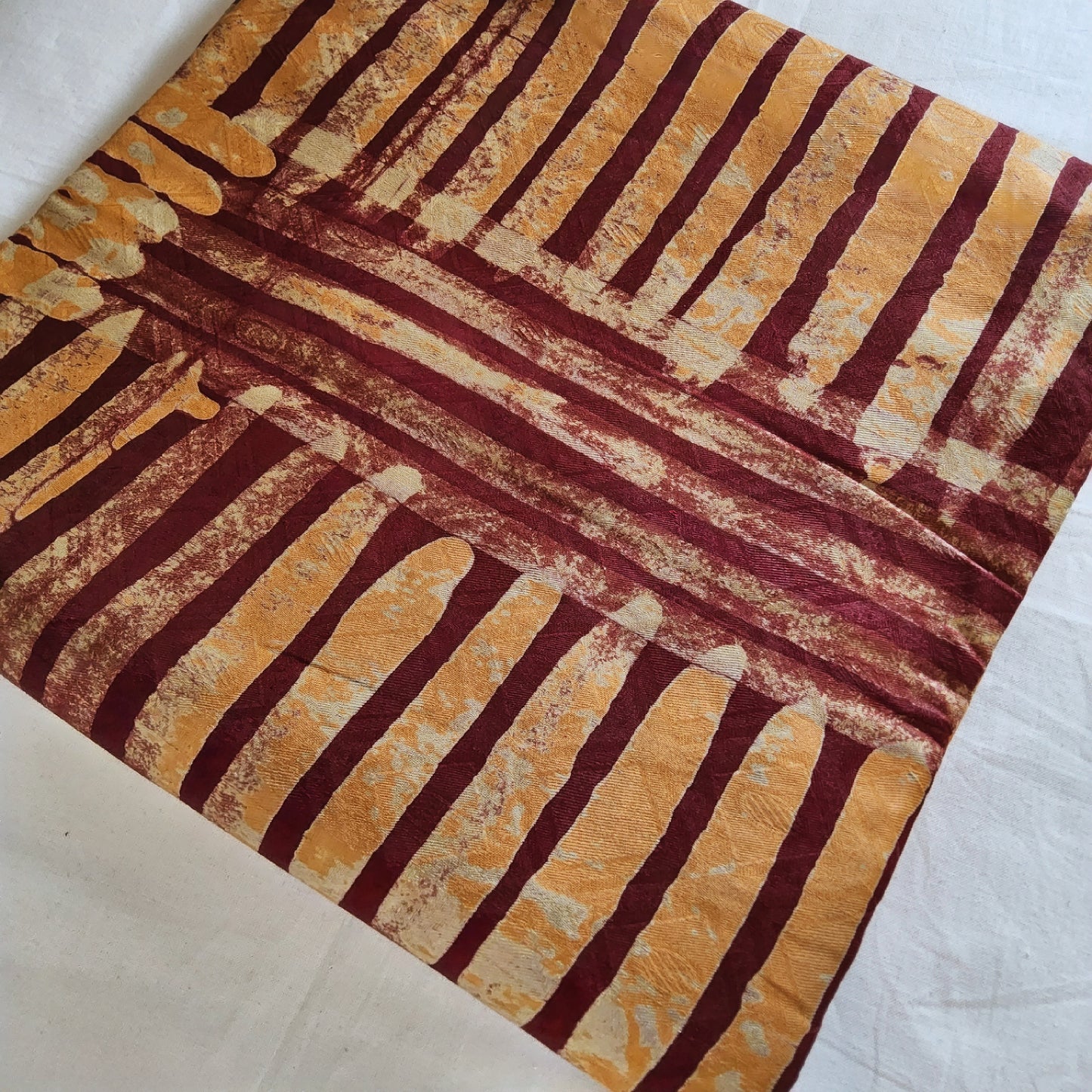 ADIRE - LUSH CLASSIC WEST AFRICAN PATTERN HAND PRINT FABRIC 100% COTTON BROCADE- 1 METER
