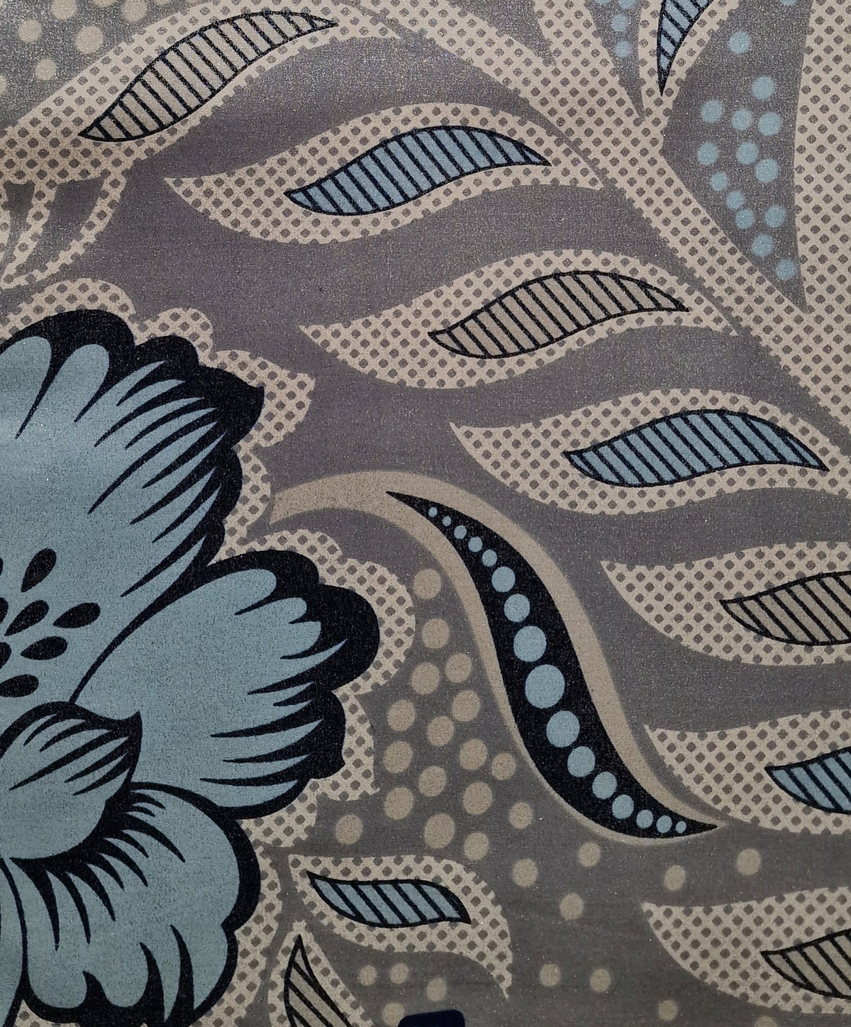Premium Osikani Gold Embellished African Wax Fabric - 100% Cotton Holland Print