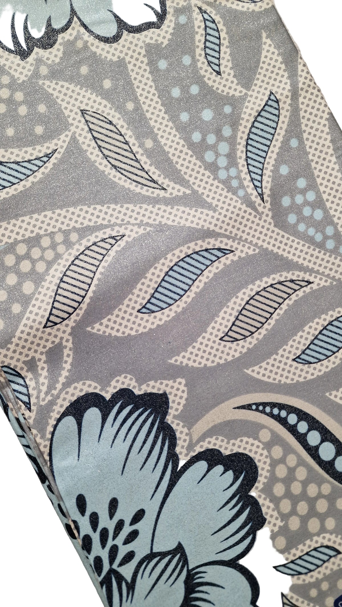 Premium Osikani Gold Embellished African Wax Fabric - 100% Cotton Holland Print