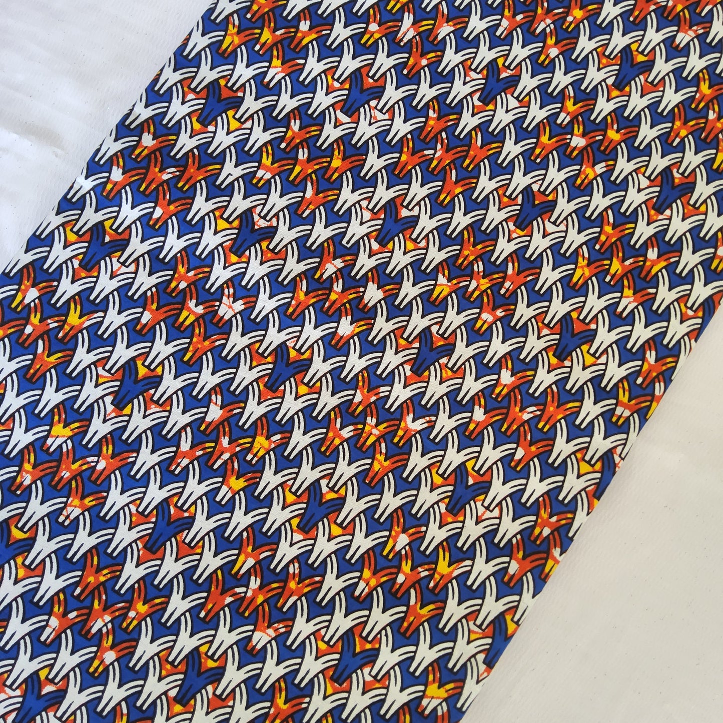 Premium Holland Print 100% Cotton African Wax Fabric- 6 Yards Bundle