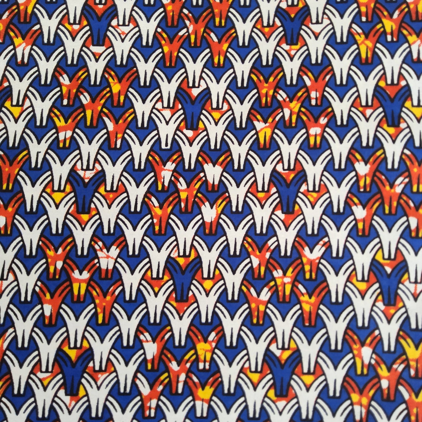 Premium Holland Print 100% Cotton African Wax Fabric- 6 Yards Bundle