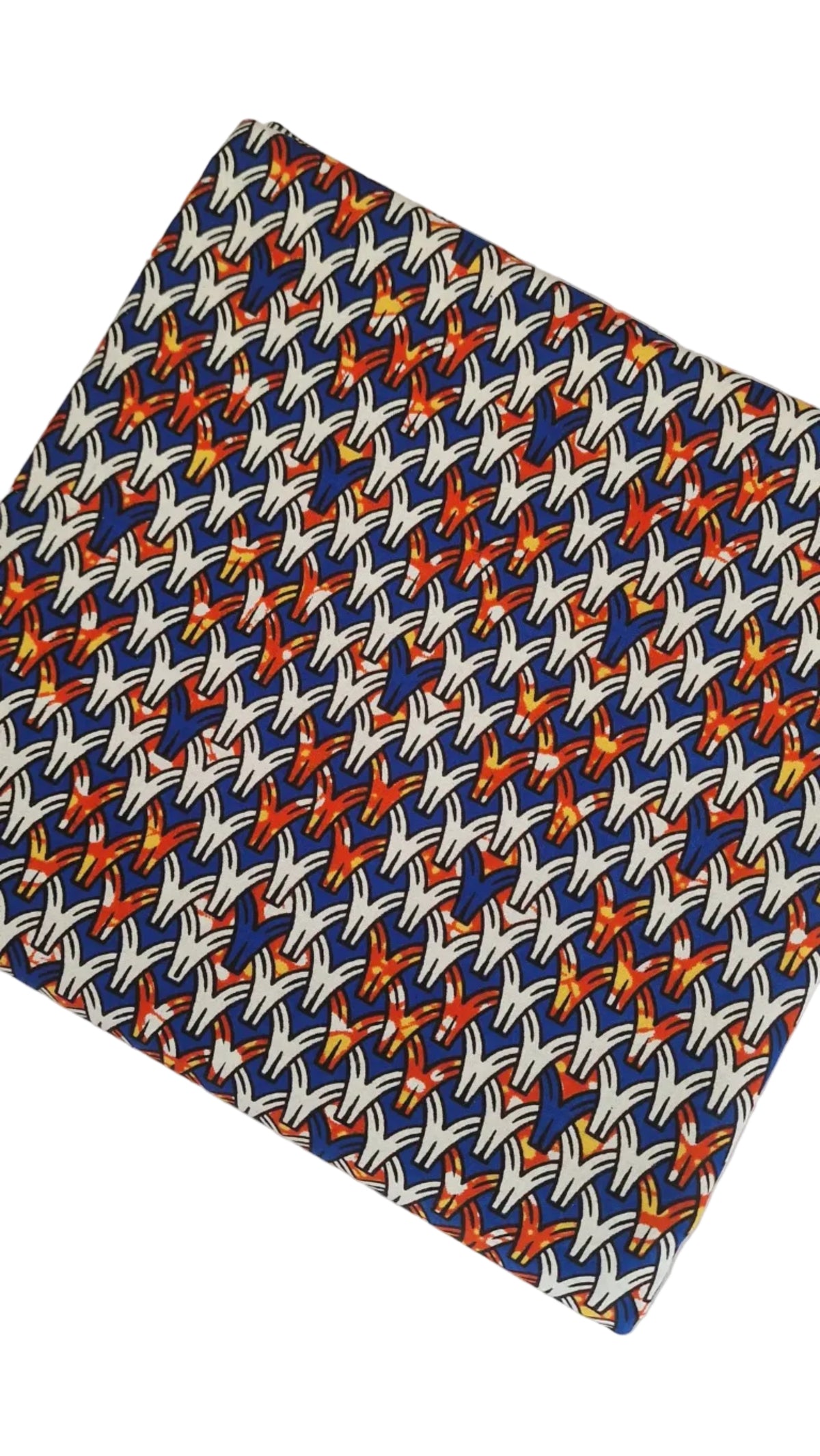 Premium Holland Print 100% Cotton African Wax Fabric- 6 Yards Bundle