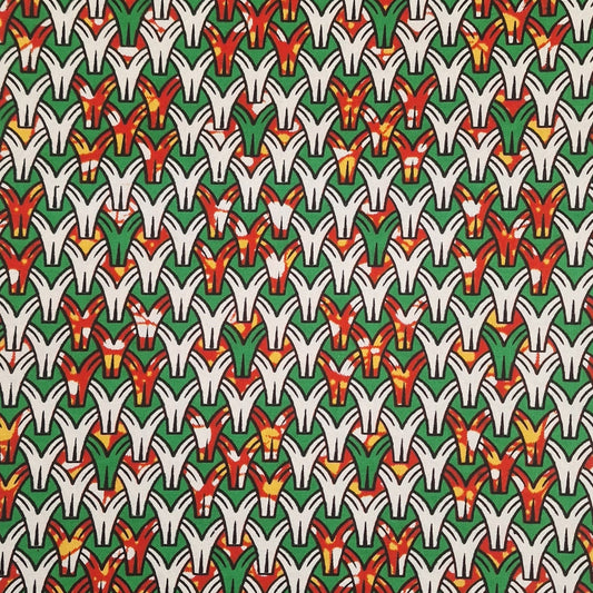 Premium Reinvented Classic African Wax Fabric - 100% Cotton Holland Print 6 Yards