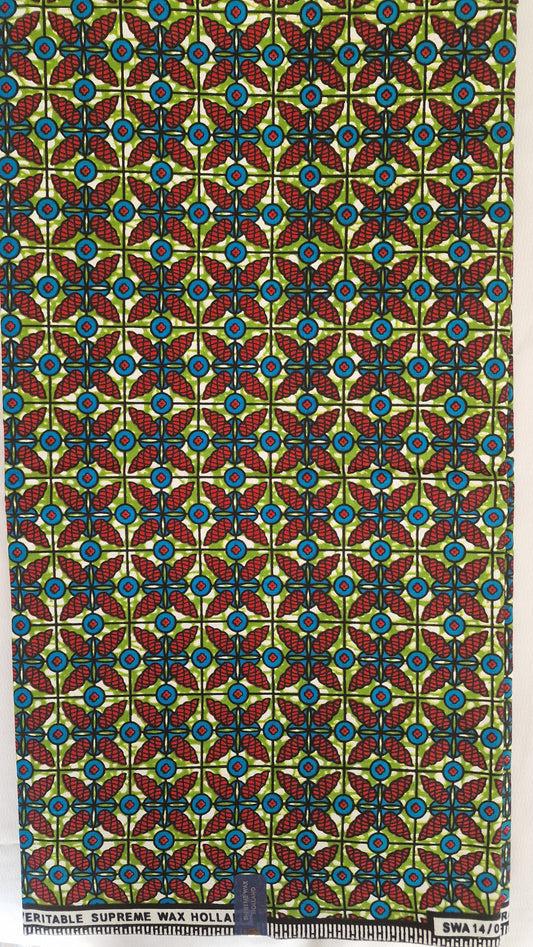 Premium Reinvented Classic African Wax Fabric - 100% Cotton Holland Print
