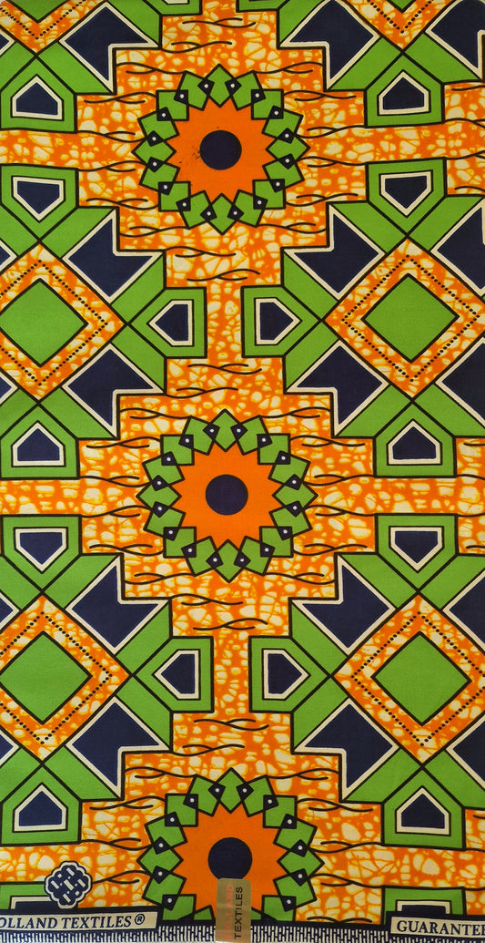Premium Reinvented Classic African Wax Fabric - 100% Cotton Holland Print
