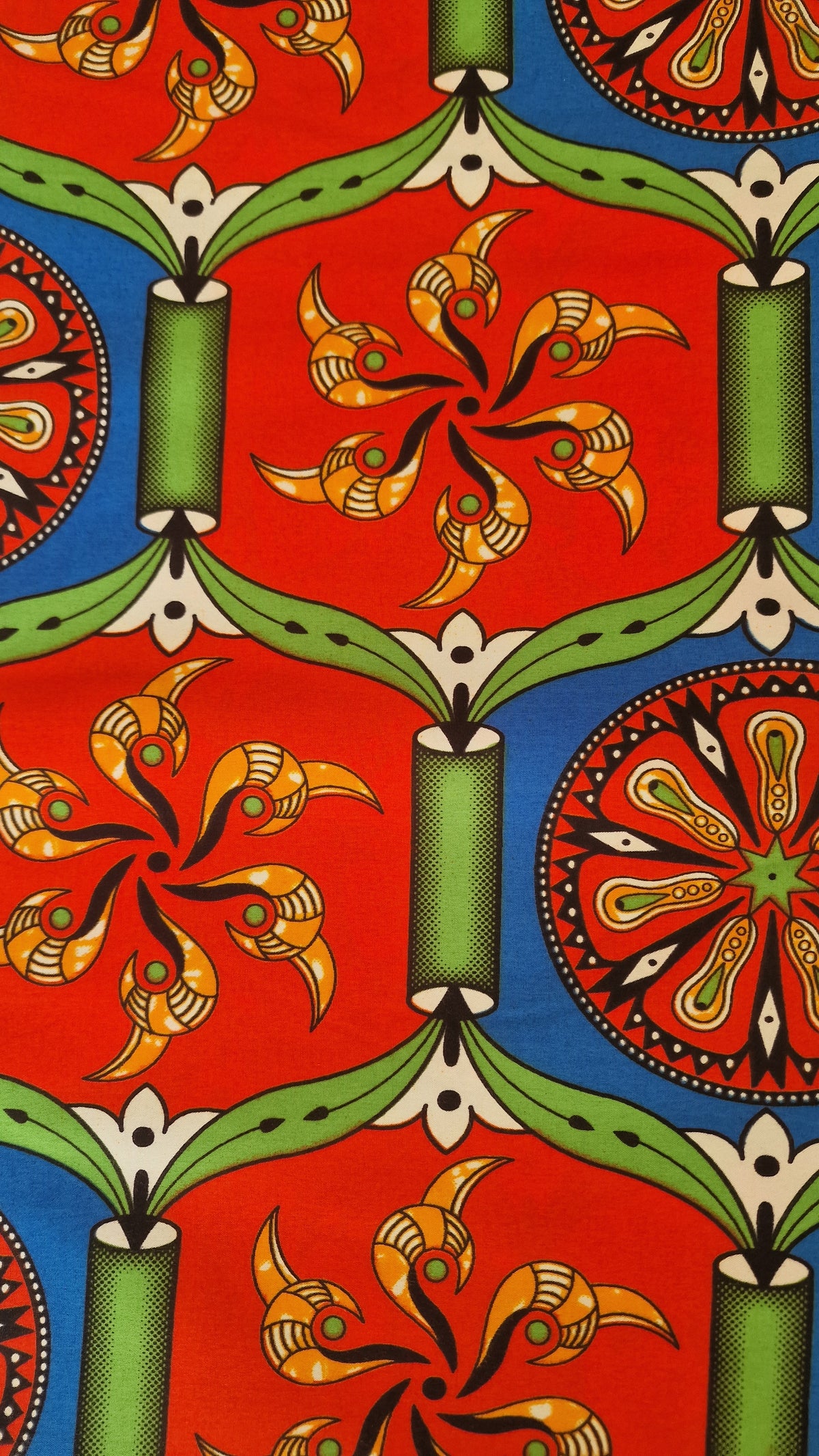 Premium Reinvented Classic African Wax Fabric - 100% Cotton Holland Print