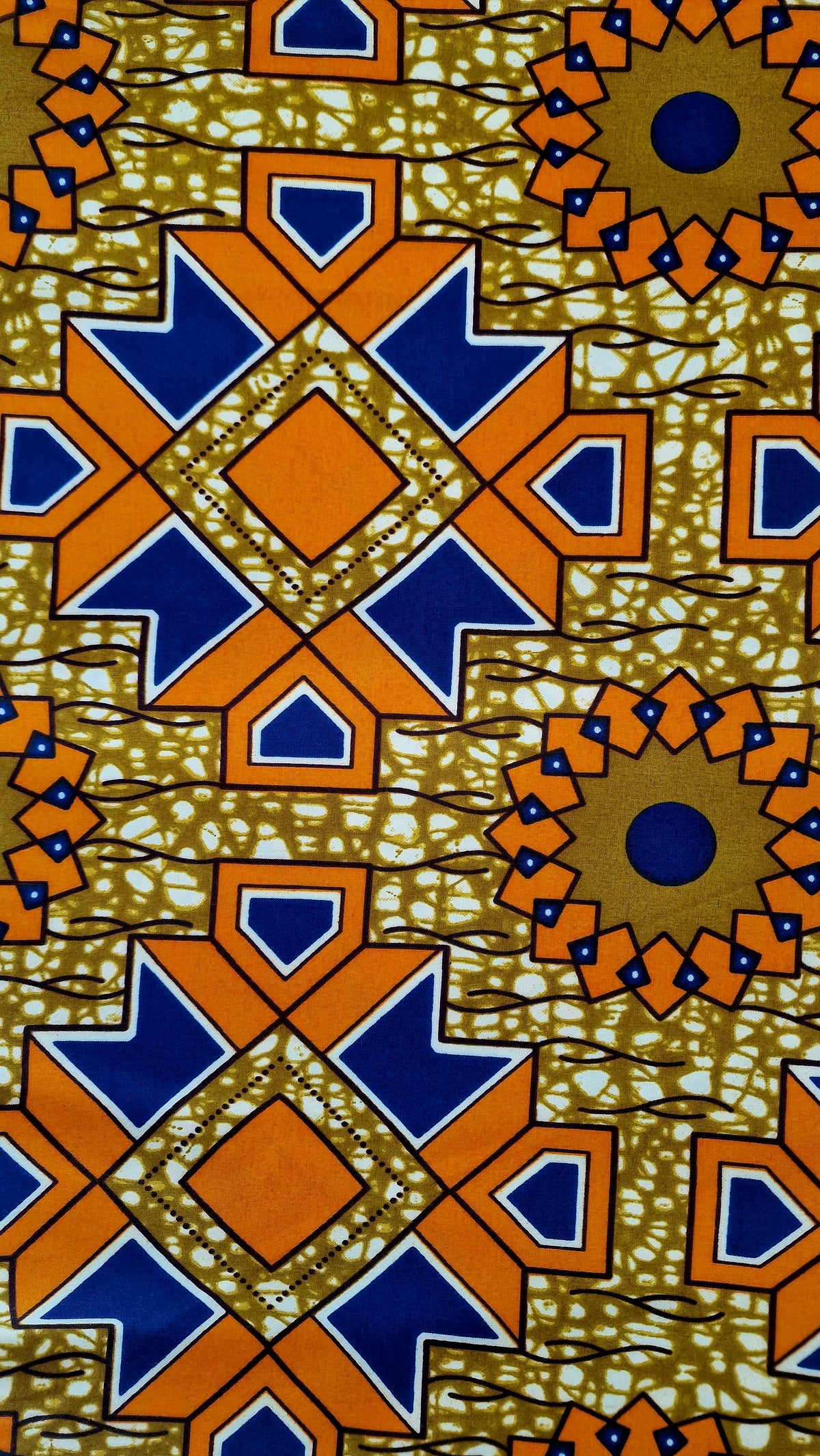 Premium Reinvented Classic African Wax Fabric - 100% Cotton Holland Print