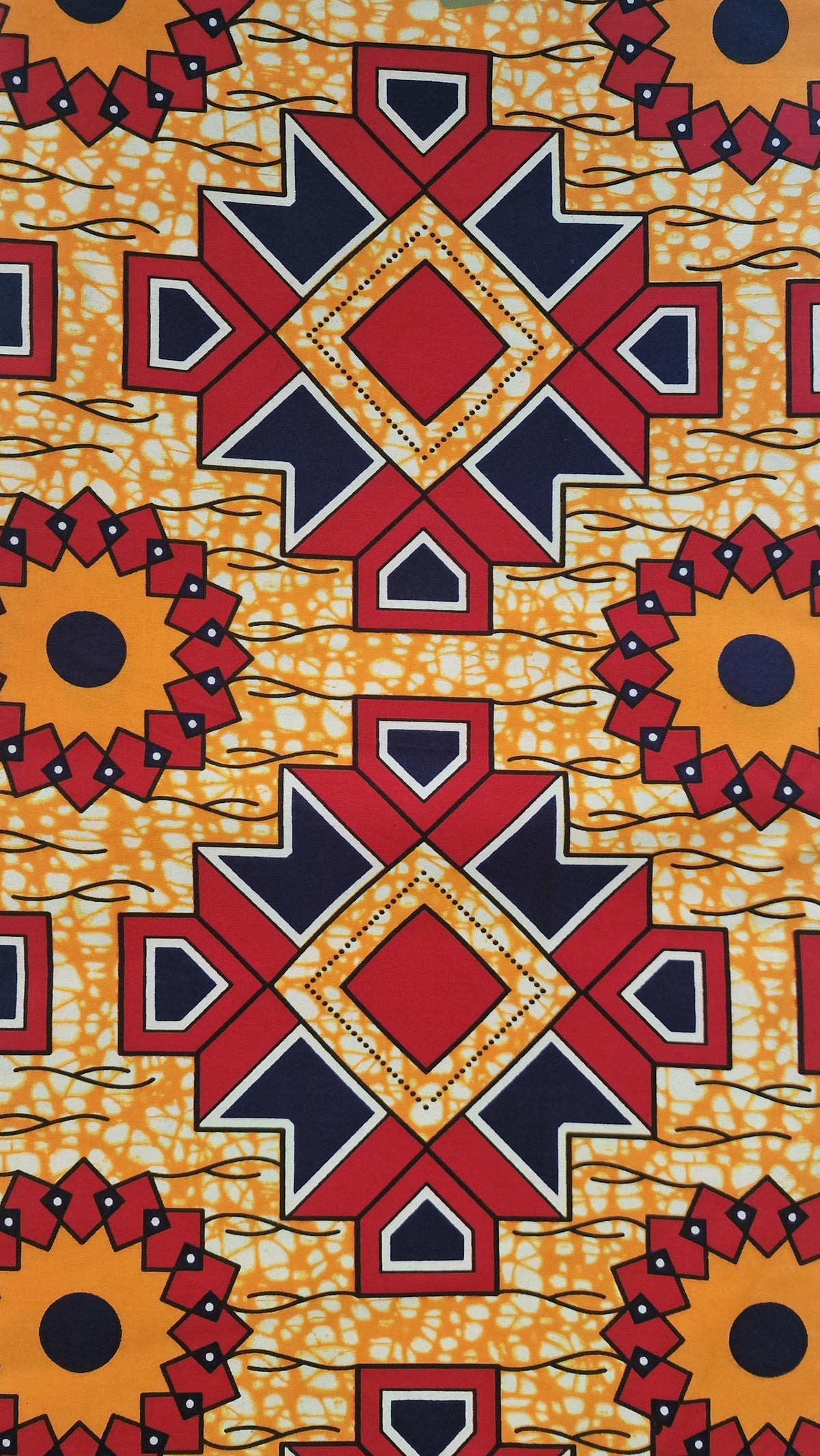 Premium Reinvented Classic African Wax Fabric - 100% Cotton Holland Print