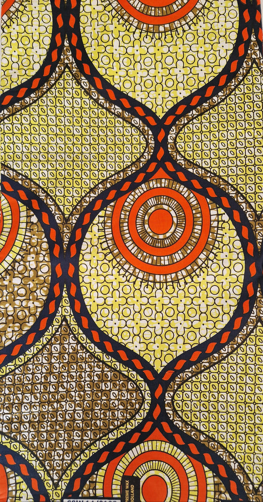 Premium Reinvented Classic African Wax Fabric - 100% Cotton Holland Print