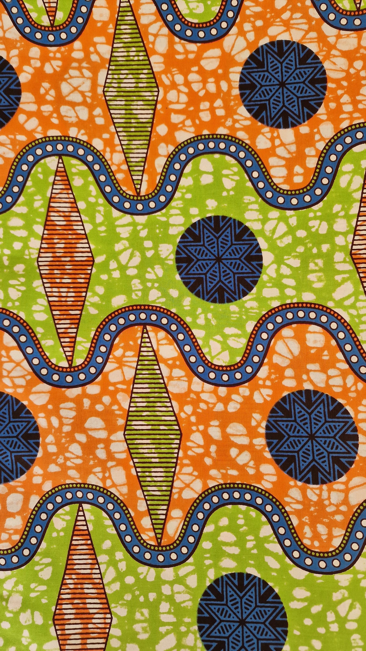 Premium Reinvented Classic African Wax Fabric - 100% Cotton Holland Print