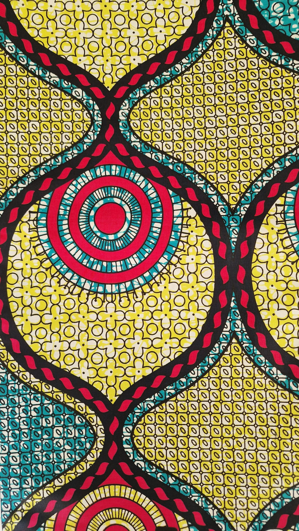 Premium Geometric Reinvented Classic African Wax Fabric - 100% Cotton Holland Print