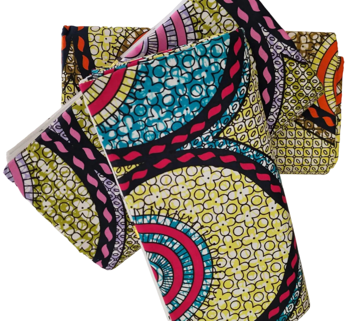 Premium Geometric Reinvented Classic African Wax Fabric - 100% Cotton Holland Print