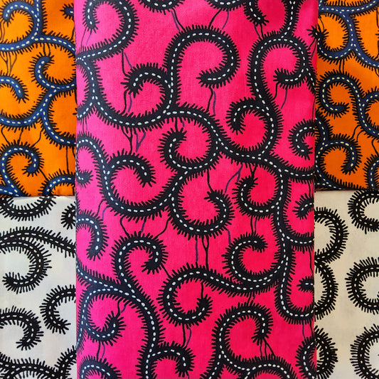 Premium Reinvented Classic African Wax Fabric - 100% Cotton Holland Print